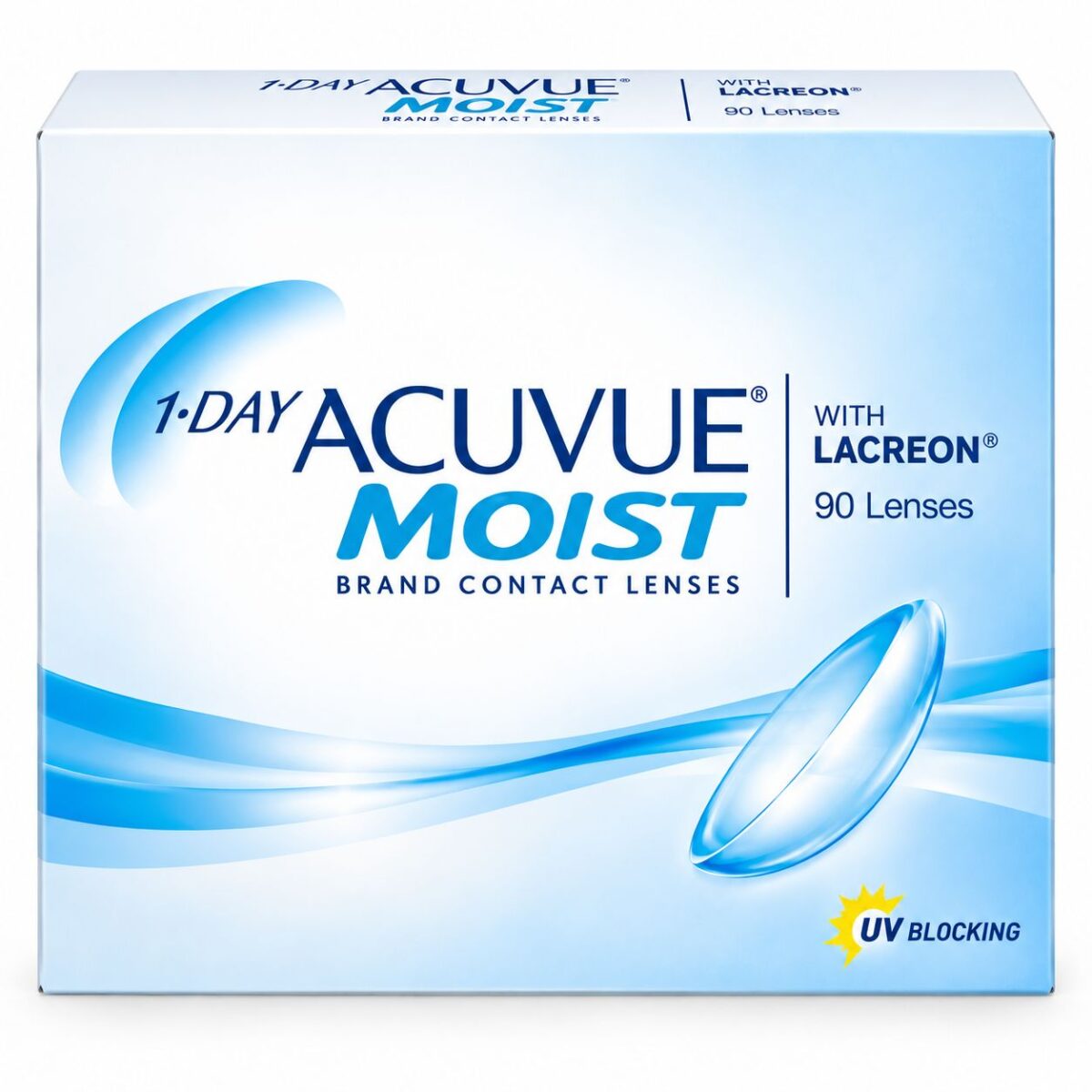 1 Day Acuvue Moist kontaktlencse 90db