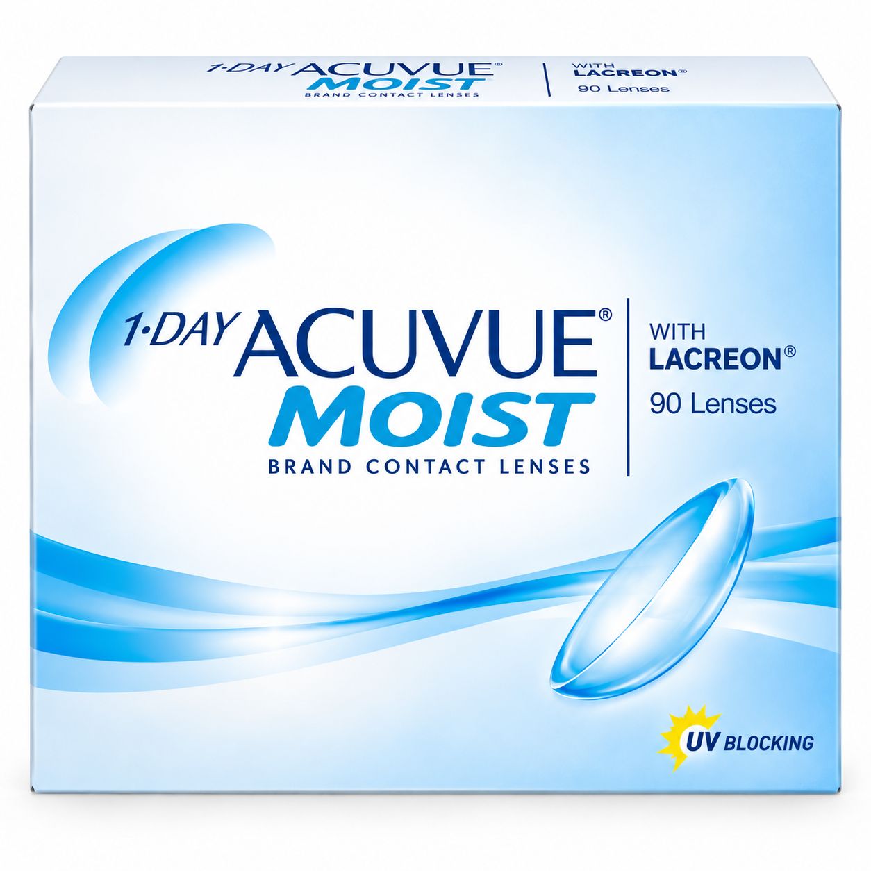 1 Day Acuvue Moist kontaktlencse 90db