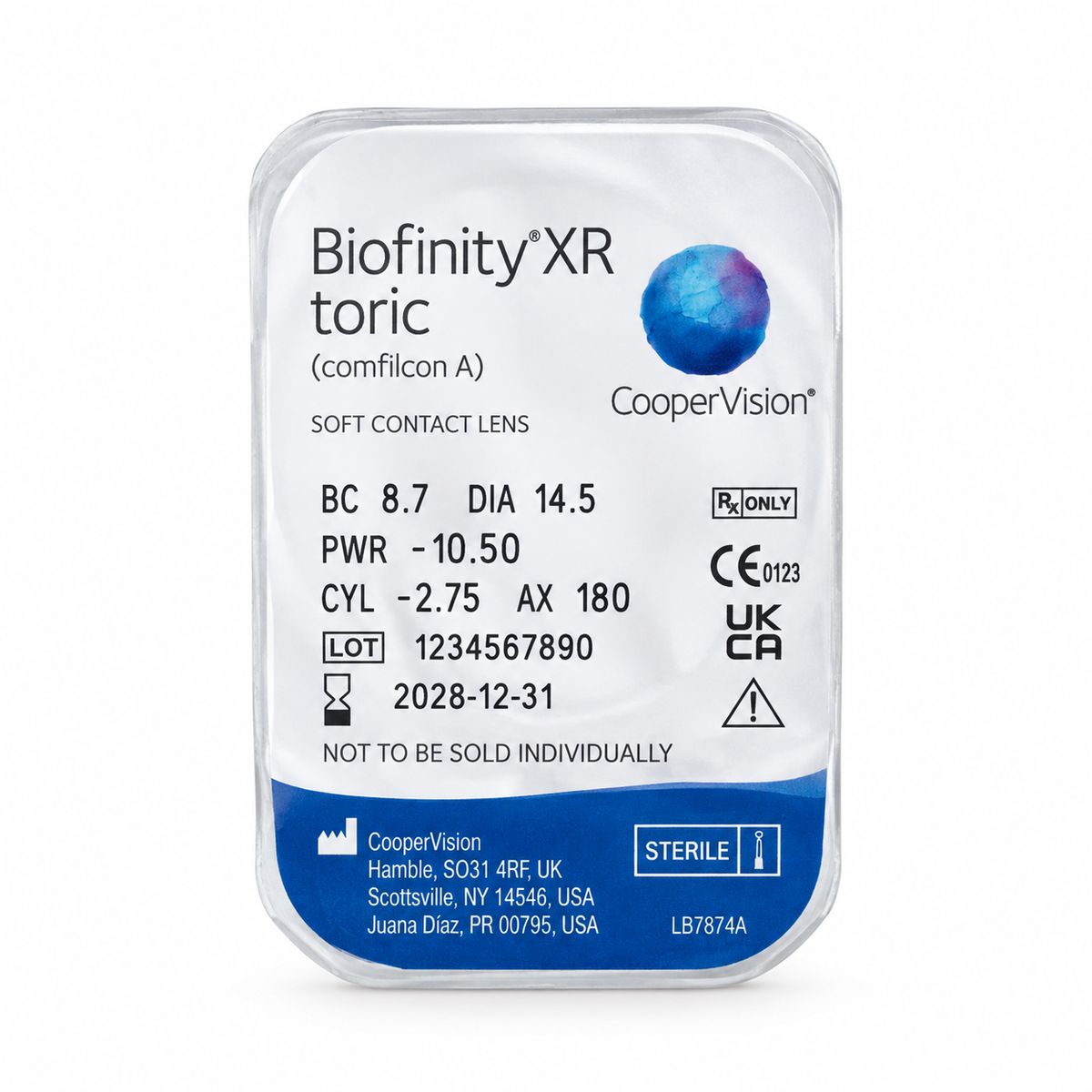 Biofinity XR Toric próbalencse