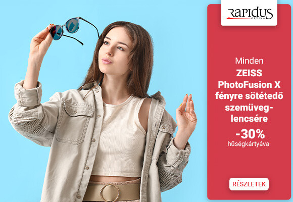 ZEISS fényresötétedő lencse