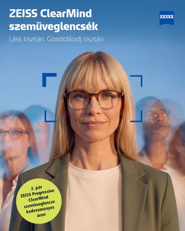 ZEISS Progresszív 1+1 Akció ZEISS Clearmind 1+1 Akció